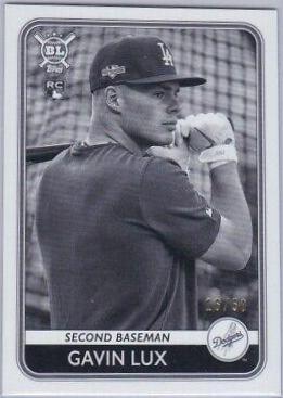 Gavin Lux [Black & White] #158 Baseball Cards 2020 Topps Big League