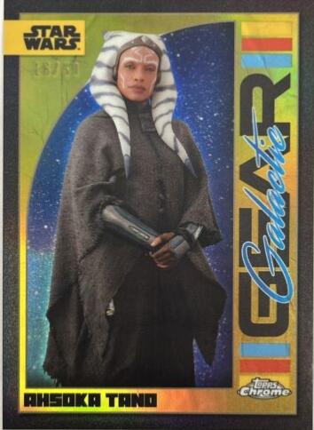 Ahsoka Tano [Gold Refractor] #GG-25 Star Wars 2024 Topps Chrome Galactic Gear