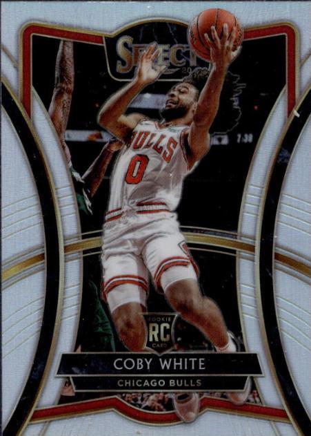 Coby White [Silver Prizm] #194 Basketball Cards 2019 Panini Select