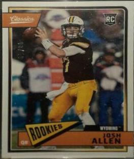 2018 Panini Classics Josh Allen #207 Rookie Card selling PSA 10