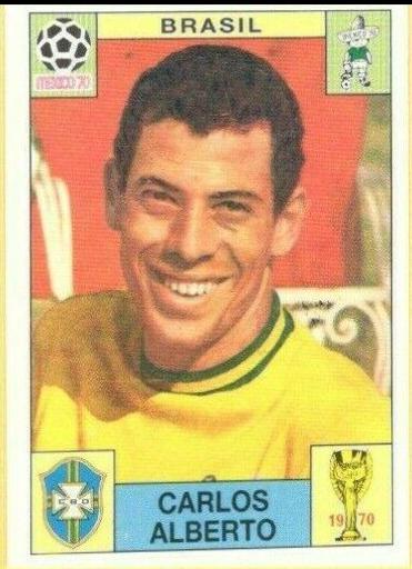 Carlos Alberto Soccer Cards 1970 Panini World Cup Mexico