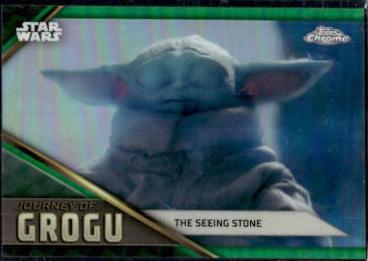 The Seeing Stone [Green Refractor] #JG-13 Star Wars 2023 Topps Chrome Journey of Grogu