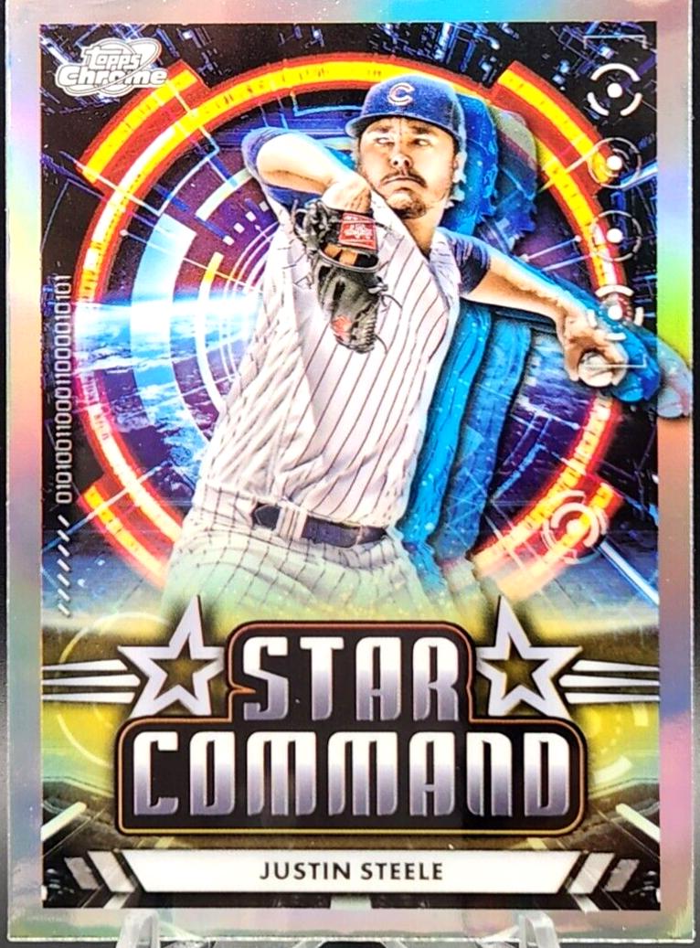 Justin Steele SC21 Prices 2024 Topps Cosmic Chrome Star Command