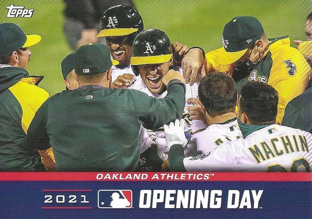 Oakland Athletics #OD-14 Baseball Cards 2021 Topps Opening Day Opening Day