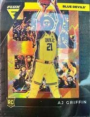 AJ Griffin [Black] #5 Basketball Cards 2022 Panini Chronicles Draft Picks Flux Prices