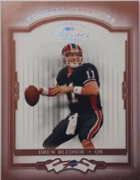 Drew Bledsoe [Timeless Tributes Red] #10 Football Cards 2004 Panini Donruss Classics