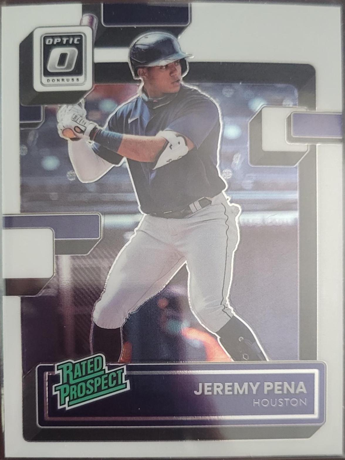 Jeremy Pena #RP-23 Baseball Cards 2022 Panini Donruss Optic Rated Prospects