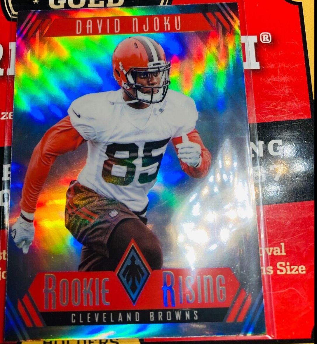 David Njoku #RR-8 Football Cards 2017 Panini Phoenix Rookie Rising