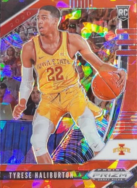 Mint PSA hotsell 9 Tyrese Haliburton Panini red ice Prizm rookie card