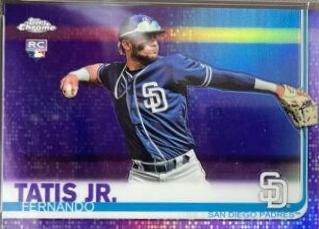 Fernando Tatis Jr. [Purple Refractor] #203 Baseball Cards 2019 Topps Chrome