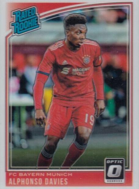 Alphonso Davies [Optic] #176 Soccer Cards 2018 Panini Donruss