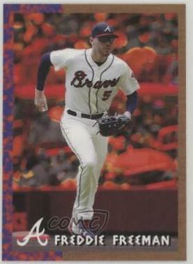 Freddie Freeman #114 Baseball Cards 2018 Topps Throwback Thursday