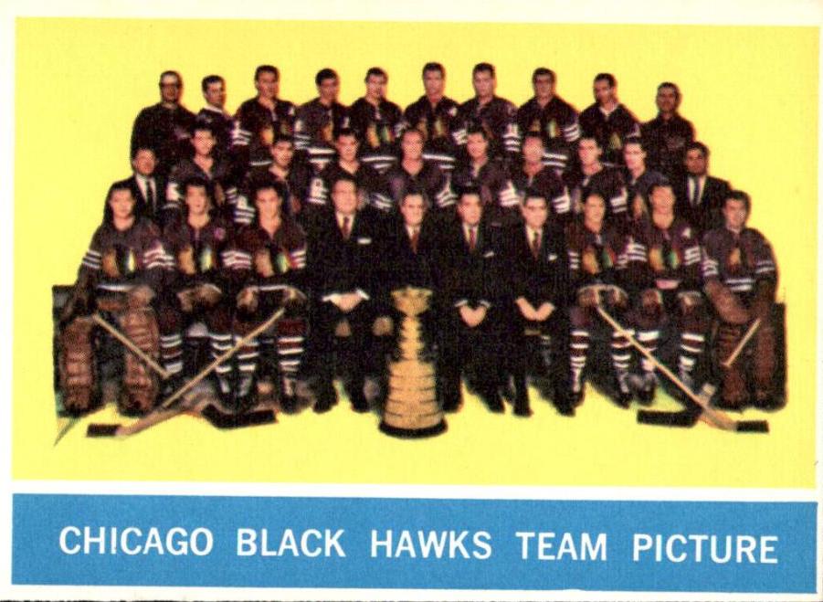 Chicago Black Hawks #43 Hockey Cards 1963 Topps