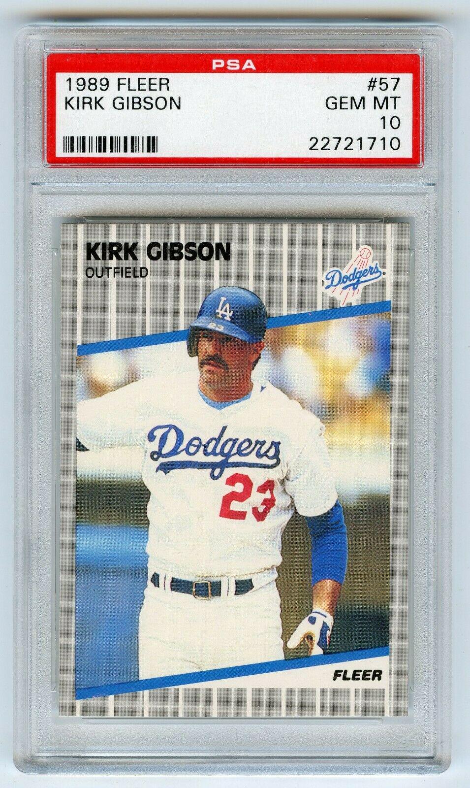 Kirk Gibson 57 Prices 1989 Fleer Baseball Cards