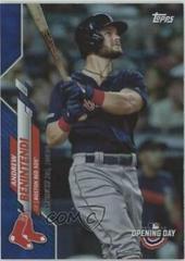 Andrew Benintendi [Blue Foil] #166 Baseball Cards 2020 Topps Opening Day Prices