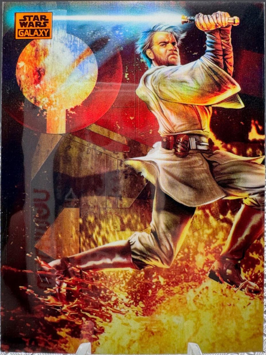 Obi-Wan Kenobi [Orange Refractor] #13 Star Wars 2024 Topps Chrome Galaxy