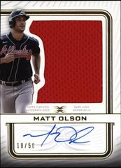 Matt Olson #ARC-MO Baseball Cards 2023 Topps Definitive Autograph Relic Collection Prices