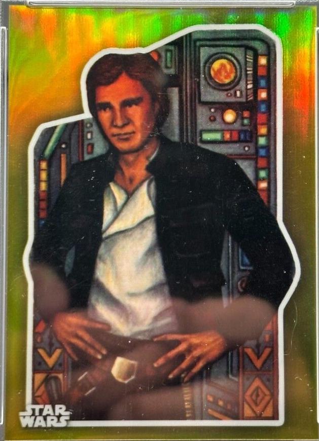 Han Solo [Gold Refractor] #52 Star Wars 2023 Topps Chrome