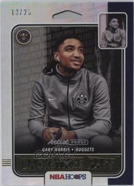 Gary Harris [Artist Proof] #10 Basketball Cards 2019 Panini Hoops Backstage Pass