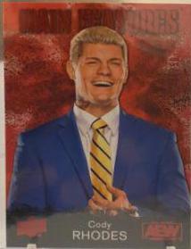 Cody Rhodes [Red] #MF-1 Wrestling Cards 2021 Upper Deck AEW Main Features