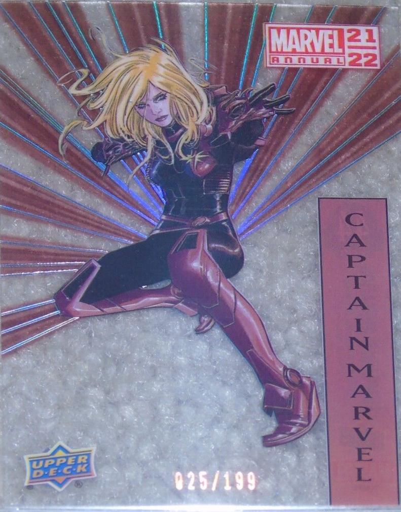 Captain Marvel #44 Marvel 2021 Upper Deck Annual Suspended Animation