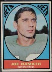 Joe Namath #98 Football Cards 1967 Topps Milton Bradley Prices