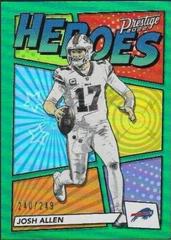 Josh Allen [Green] #H-6 Football Cards 2022 Panini Prestige Heroes Prices