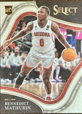 Bennedict Mathurin #11 Basketball Cards 2022 Panini Chronicles Draft Picks Select