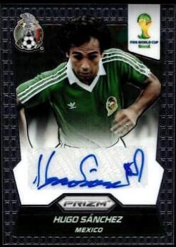 Hugo Sanchez #SHS Soccer Cards 2014 Panini Prizm World Cup Signatures