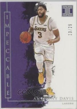 Anthony Davis [Holo Silver] #79 Basketball Cards 2019 Panini Impeccable