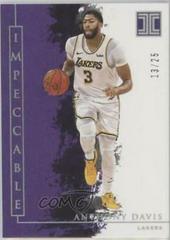 Anthony Davis [Holo Silver] #79 Basketball Cards 2019 Panini Impeccable Prices