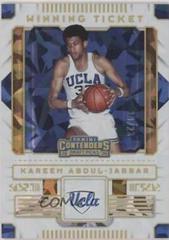 Kareem Abdul-Jabbar [Cracked Ice] #29 Basketball Cards 2020 Panini Contenders Draft Picks Winning Tickets Prices