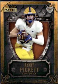 Kenny Pickett [Gold Gold Gold] #WW-33 Football Cards 2022 Wild Card Matte Weekend Warrior