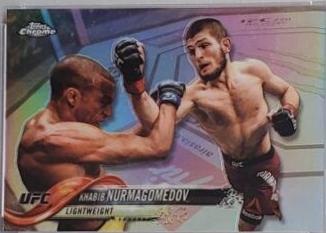 Khabib Nurmagomedov [Refractor] #15 Ufc Cards 2018 Topps UFC Chrome