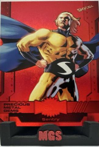 Sentry [Red Precious Metal Gems] #137 2024 SkyBox Metal Universe Avengers