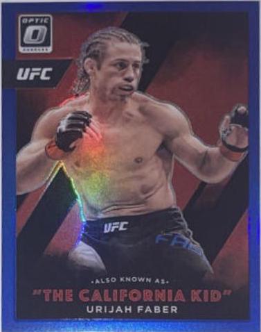 Urijah Faber [Blue] #15 Ufc Cards 2022 Panini Donruss Optic UFC Also Known As