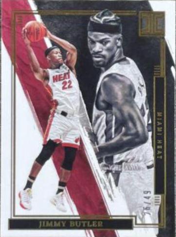 Jimmy Butler [Gold] #11 Basketball Cards 2021 Panini Impeccable