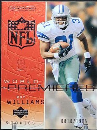 Roy Williams #116 Football Cards 2002 Upper Deck Ovation