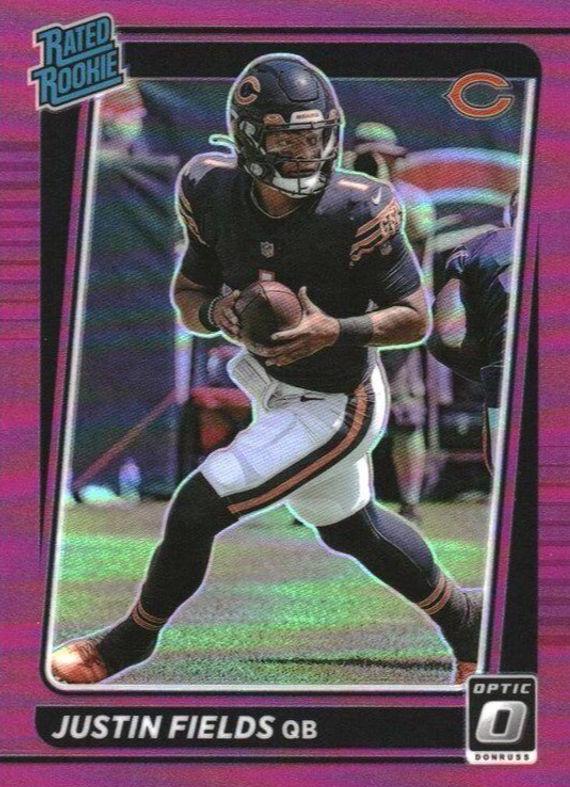 Gem Mint PSA factory 10 2021 Donruss Optic Justin Field Rated Rookie Pink Preview