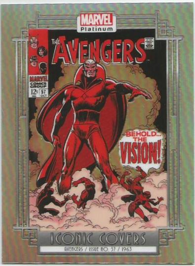 Avengers [Rainbow] #IC03 Marvel 2023 Upper Deck Platinum Iconic Covers