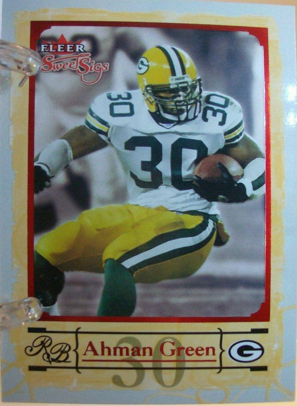 Ahman Green #31 Football Cards 2004 Fleer Sweet Sigs