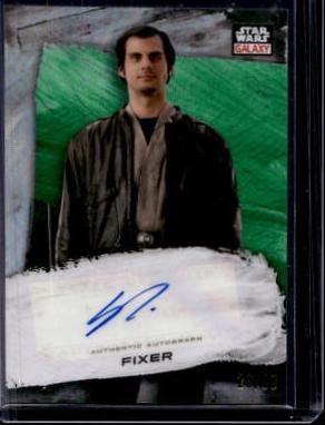 Skyler Bible [Green Refractor] #GA-SB Star Wars 2022 Topps Galaxy Chrome Autograph