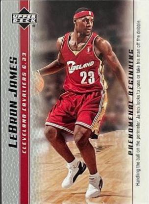 2003 Upper Deck Phenomenal Beginning #2 LeBron James Cavaliers RC Rookie sold PSA 9