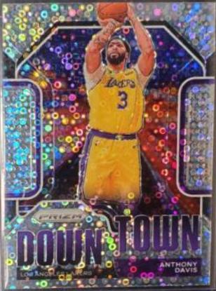 Anthony Davis [Fast Break Prizm] #15 Basketball Cards 2020 Panini Prizm Downtown Bound