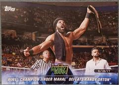 WWE Champion Jinder Mahal Defeats Randy Orton #91 Wrestling Cards 2018 Topps WWE Road To Wrestlemania Prices