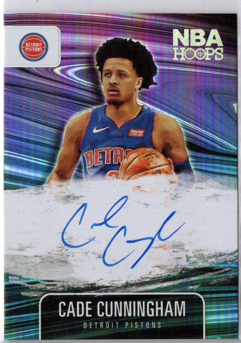 Cade Cunningham #ART-CCN Basketball Cards 2021 Panini Hoops Art Signatures