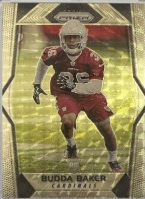 Budda Baker [Gold Vinyl Prizm] #256 Football Cards 2017 Panini Prizm