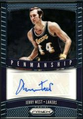 Jerry West #PM-JWS Basketball Cards 2019 Panini Prizm Penmanship Prices