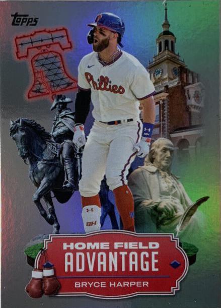 2023 Topps Bryce Harper *Rare* popular Home Field Advantage Insert