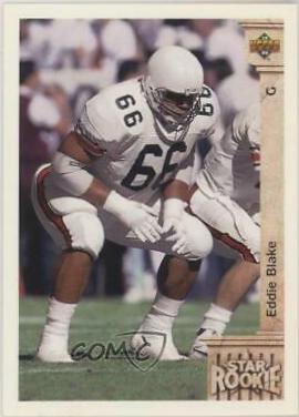 Eddie Blake #3 Football Cards 1992 Upper Deck